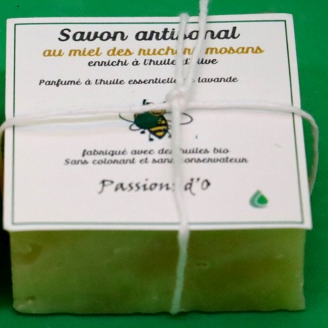 Savon 95 g  au Miel des Ruchers Mosans