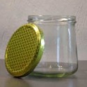 Pot 500g verre tronconique TO 82 sans couvercle à visser