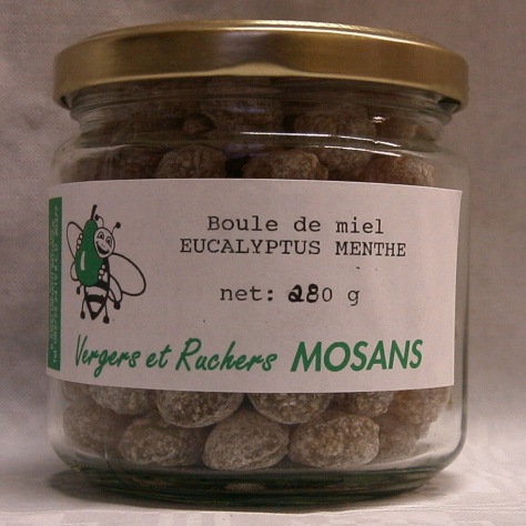 Boules de miel d'eucalyptus ou réglisse (1 kg)