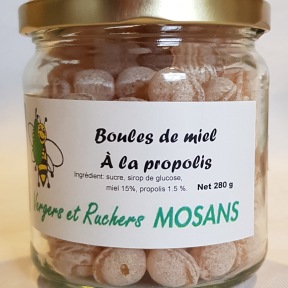 Boules de miel à la propolis