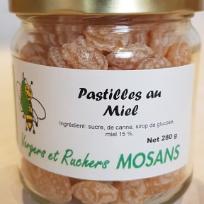 Pastilles ronde au miel 