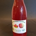 Jus de pommes et framboises