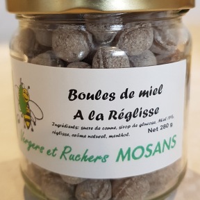 Boules de miel réglisse